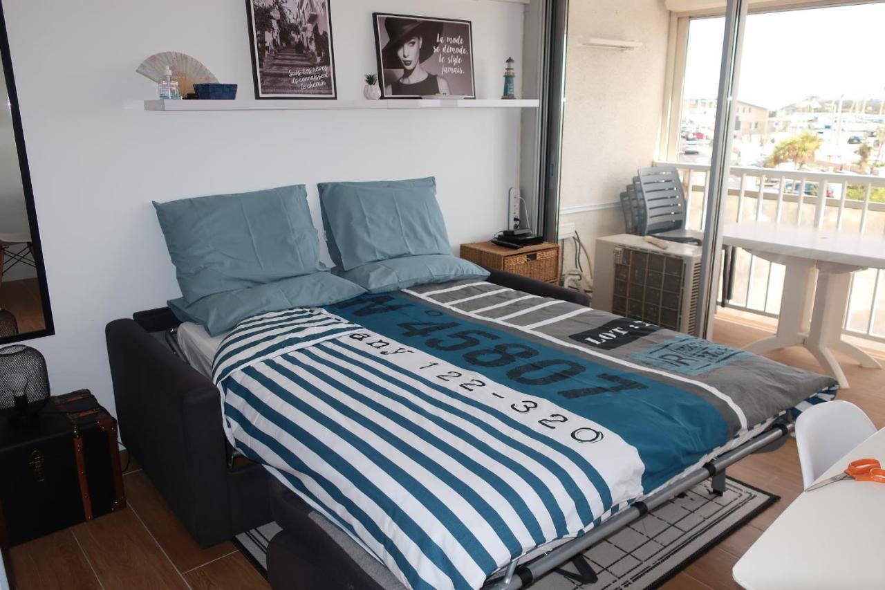 Studio Valras Vue Port Et Mer Wi-Fi Gratuit Extérieur photo