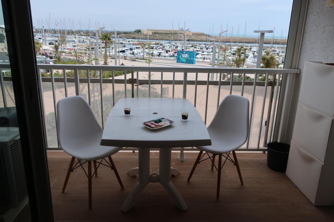 Studio Valras Vue Port Et Mer Wi-Fi Gratuit Extérieur photo
