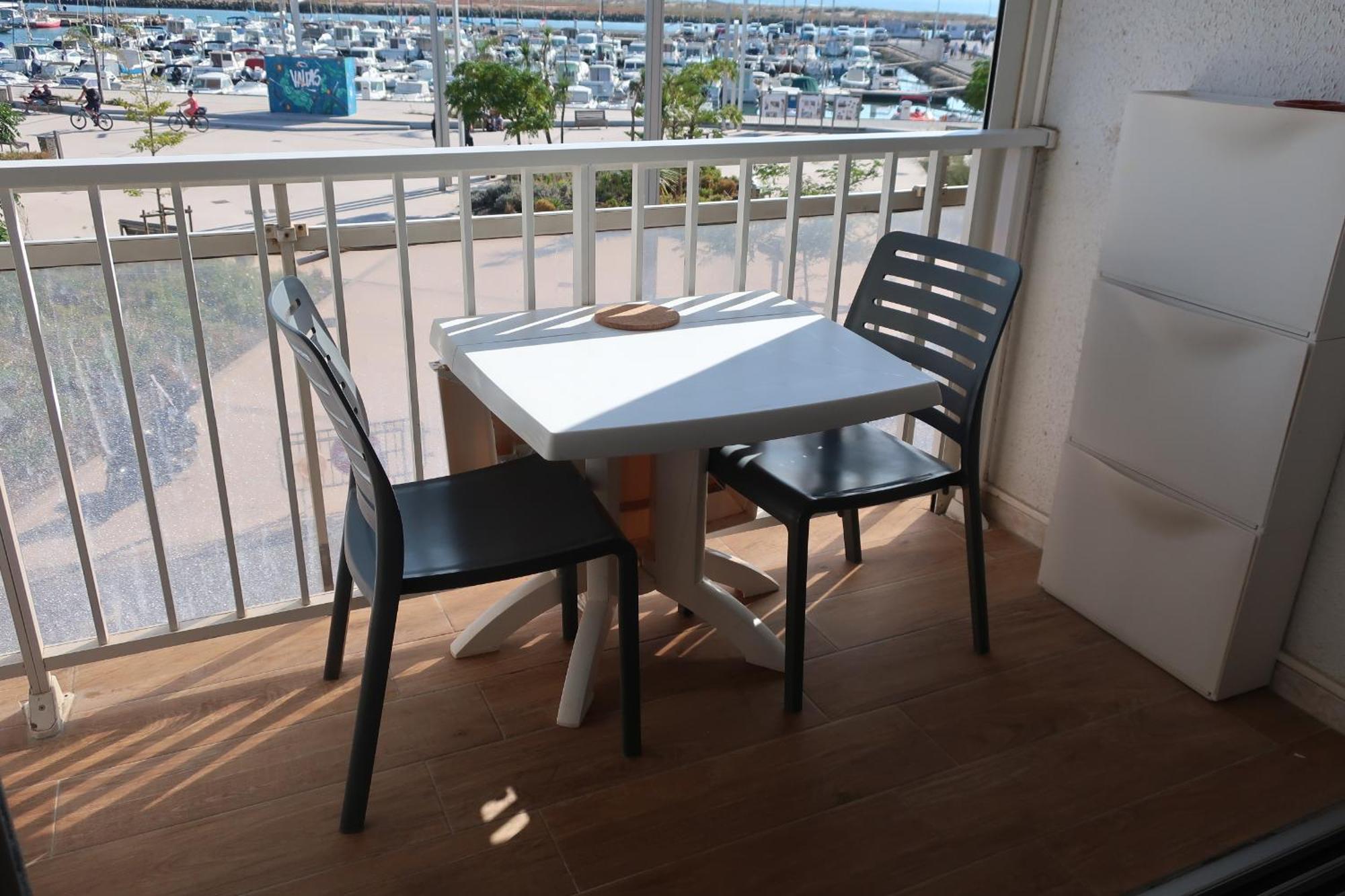 Studio Valras Vue Port Et Mer Wi-Fi Gratuit Extérieur photo